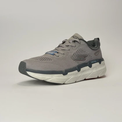 کفش پیاده روی اسکچرز مدل Max cushion کیفیت مستر طوسی