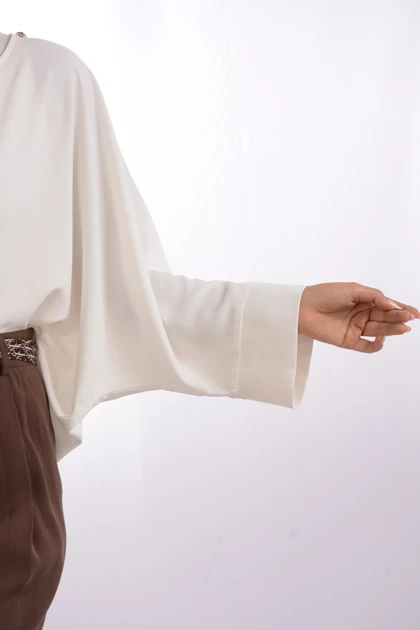 شومیز حریر پانچی ژاکلین