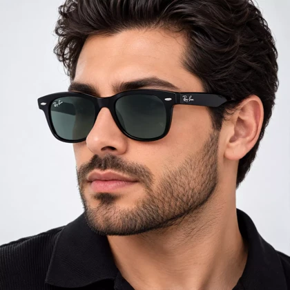 عینک آفتابی ری بن فریم مشکی اورجینال کد RB 2132