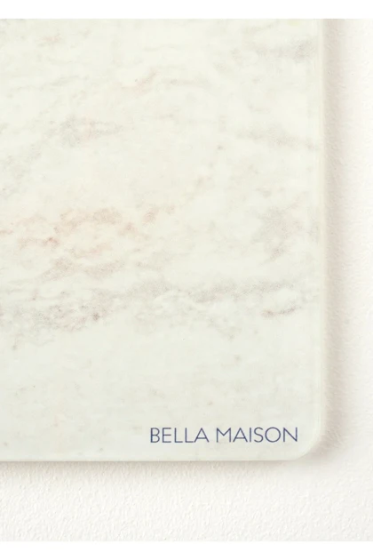 تخته برش Bella Maison مدل Marbella شیشه‌ای - شیری