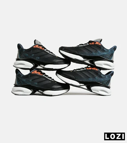 کفش کتانی مردانه و زنانه سرمه ای مشکی Adidas PureBoost v02 مدل 7025