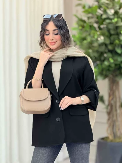 مانتو دو دکمه یسنا