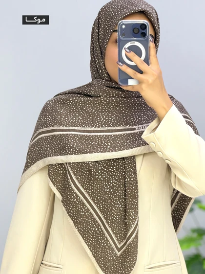 روسری نخی پلیسه فروز کد 101924