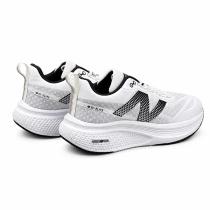 کتانی مردانه مدل رانینگ نیوبالانس سفید مشکی New BALANCE