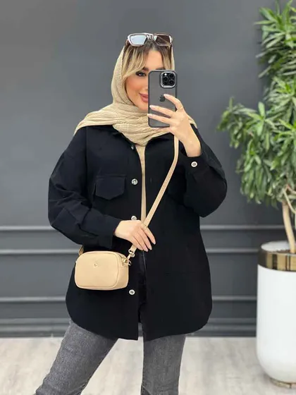 مانتو لینن سه جیب