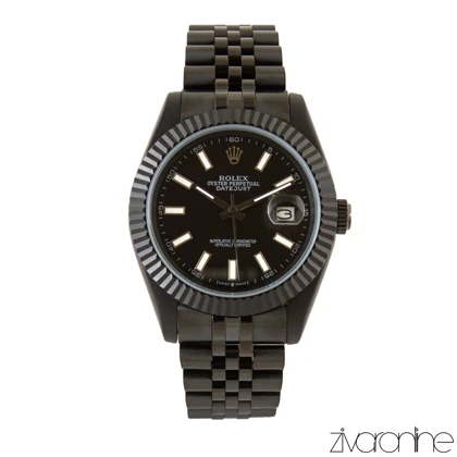 ساعت رولکس دیت جاست 2 مشکی مردانه 104096