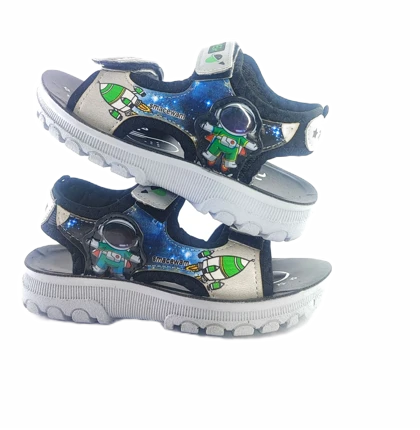 صندل پسرانه مدل آدیداس Adidas نارنجی آبی زرد سبز کد 342