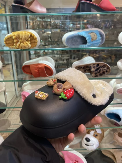 اسلیپر حوله ای زنانه مدل کریسمس