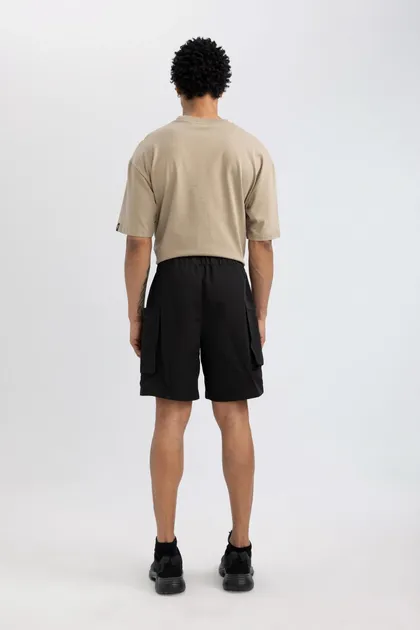 شورت بافته شده DeFactoFit Oversize Fit C1530AX24SM