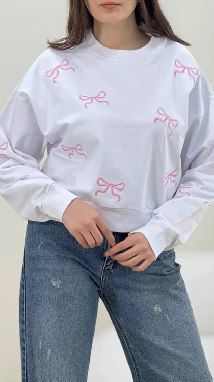 کراپ باکسی گلدوزی