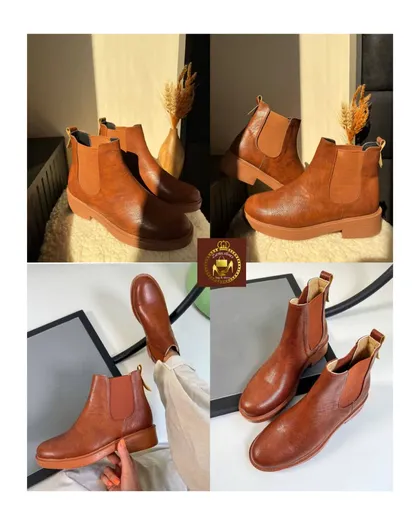 نیم بوت طبی کلاسیک دو کش زنانه
