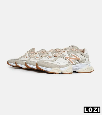 کفش کتانی زنانه کرم گلبهی NEW BALANCE 9060