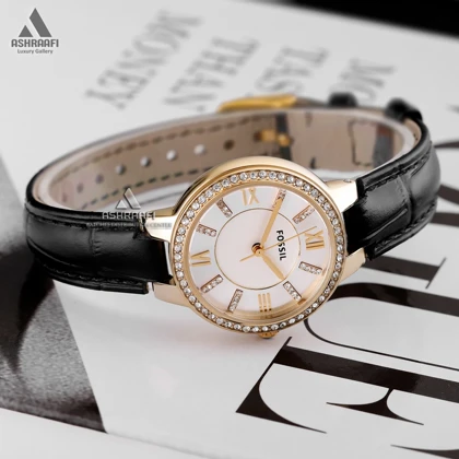 ساعت زنانه نگین‌دار فسیل Fossil ES3283