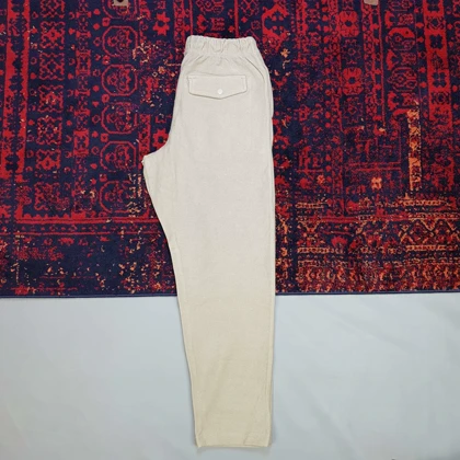 جاگر با پارچه‌ی دورس 5 نخ کرمی از standard cloth کد 245