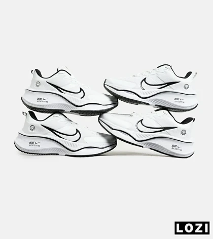 کفش کتانی مردانه و زنانه سفید مشکی NIKE zoom x smiley