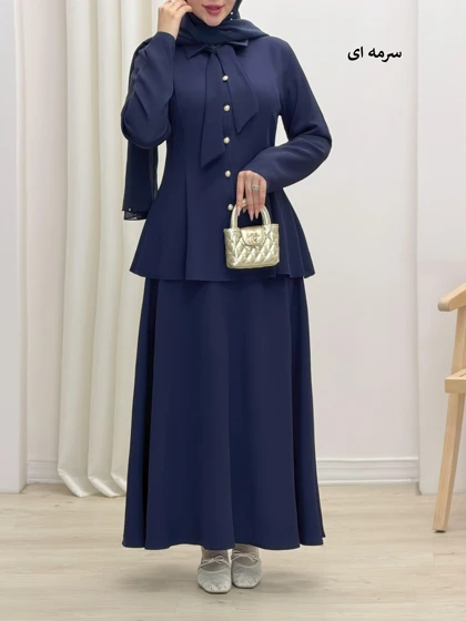 4070-شومیز و دامن هرمس