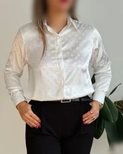 شومیز ساتن مجلسی ال وی