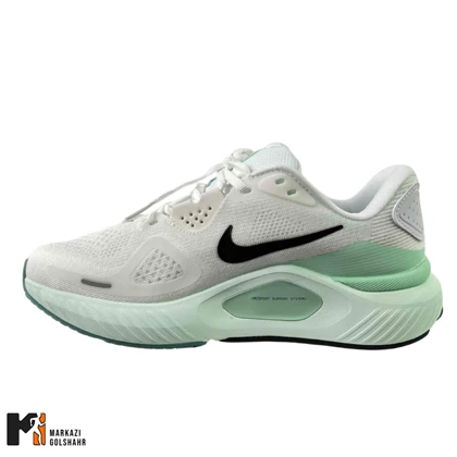 کفش زنانه نایک سفید سبز مدل structure26