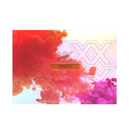 پالت سایه چشم پودری 37 رنگ روولوشن, مدل Kombucha X