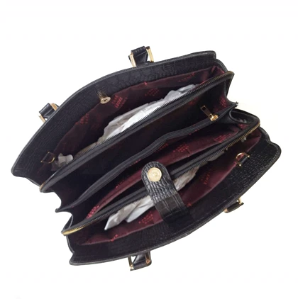 کیف اداری زنانه چرم طبیعی گاوی