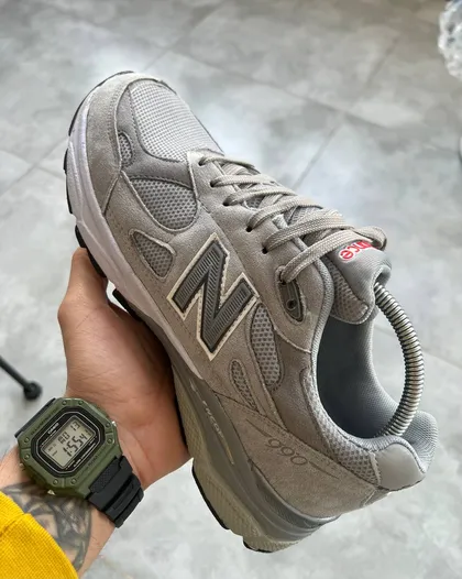 کتانی نیوبالانس رنگ طوسی 990 NB