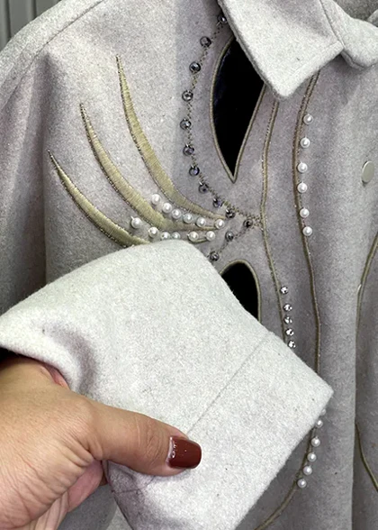 شومیز فوتر نگین دوزی