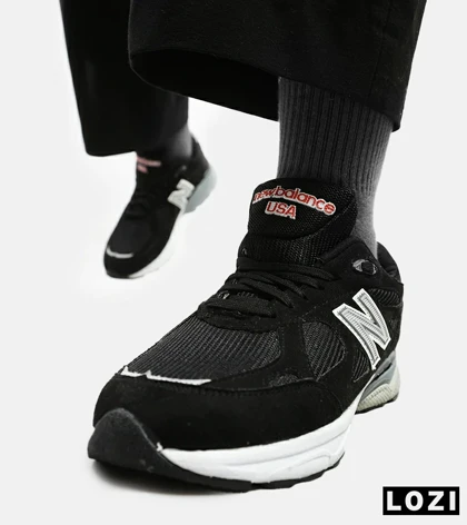 کفش کتانی مشکی طوسی NEW BALANCE 990