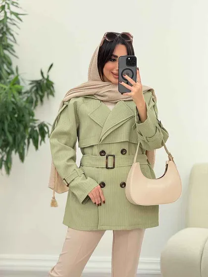 بارانی چهاردکمه تیارا