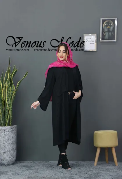 مانتو کریشه آستین سگگ دار