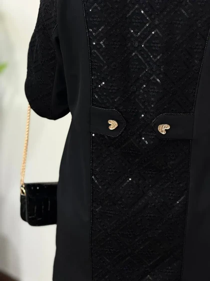 مانتو مجلسی سوزندوزی سایه