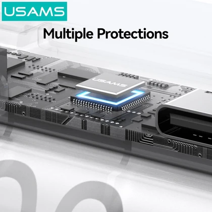 مینی پاور بانک یوسامز USAMS مدل CD248 ظرفیت 3000 میلی آمپر ساعت