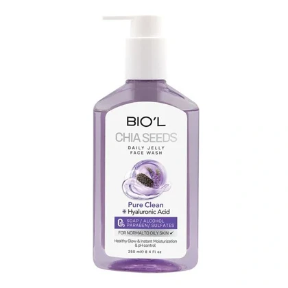 ژل شستشوی صورت حاوی دانه چیا بیول
