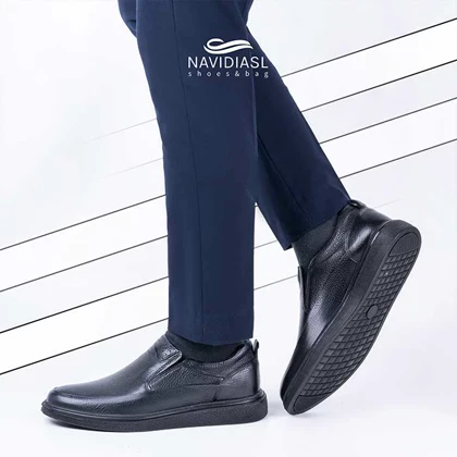 کفش مردانه چرم اداری و روزانه کد 7018003