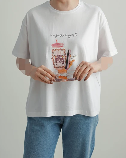 تیشرت باکسی ICE COFFEE | هیبا