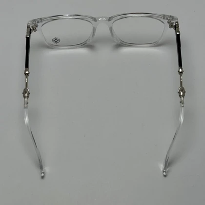 عینک بلوکات کروم هارتز کریستال نقره ای Chrome Hearts 2272 - کیفیت مستر