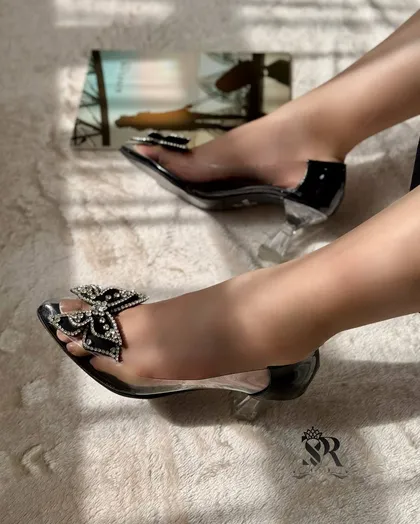 کفش مجلسی پاشنه‌دار زنانه کد 1499
