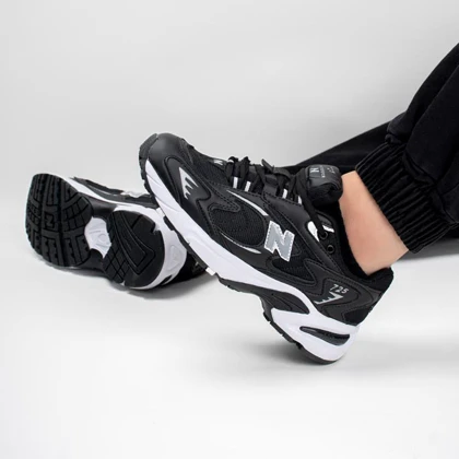 کتانی اسپرت مردانه و زنانه مدل نیوبالانس725 NEW BALANCE رنگ مشکی کد 9996
