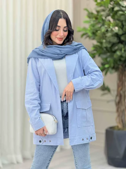 مانتو پایین پاگن دو جیب پاکتی