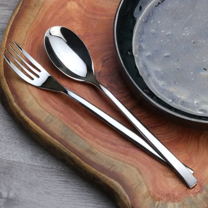 ست قاشق چنگال غذاخوری استیل 6 عددی 057 – win2