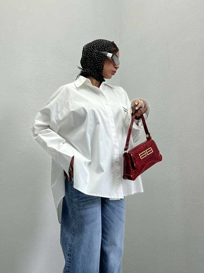 شومیز جیب طرحدار