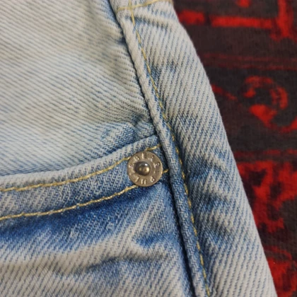 شلوار جین نیم بگ بدون جنسیت pull & bear کد 377