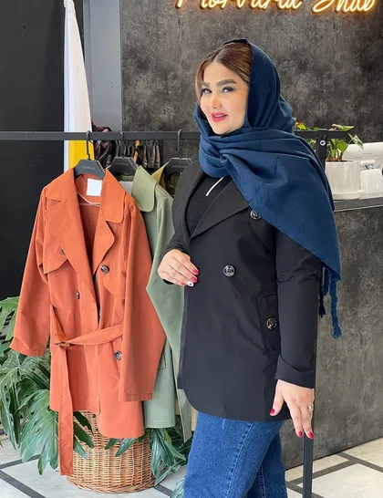 بارانی پاییزه جفت ژیله آلما کد : 003239
