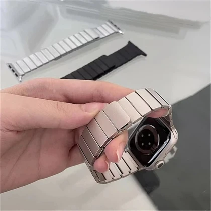 بند اپل واچ استیل مگنتی مناسب سایز 42/44/45/49 میلی متری