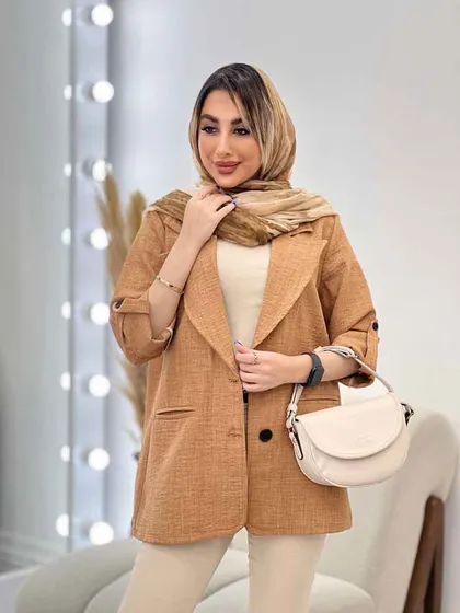مانتو دو دکمه رها
