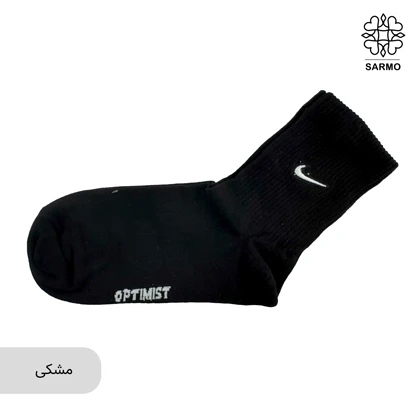 جوراب گلدوزی طرح نایکی ساق‌دار