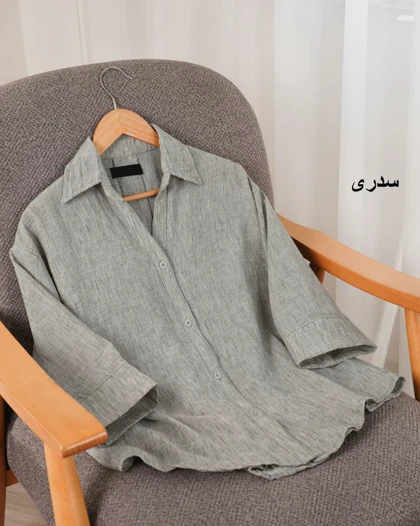 شومیز لینن زارا ترنم کد 29566