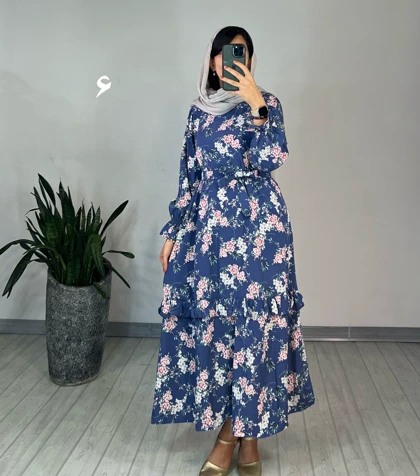 پیراهن مانتویی شکوفه 1