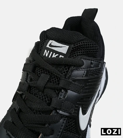 کفش کتانی مردانه و زنانه مشکی سفید Nike Cushlon V2K مدل 8611