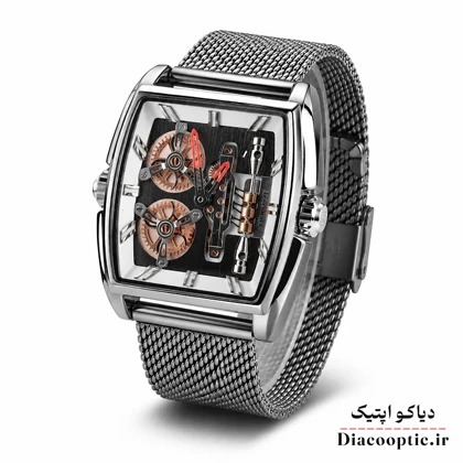 ساعت مچی مردانه اورجینال موتور ژاپن برند مینی فوکوس مدل Mf0322G.5 بند حصیری