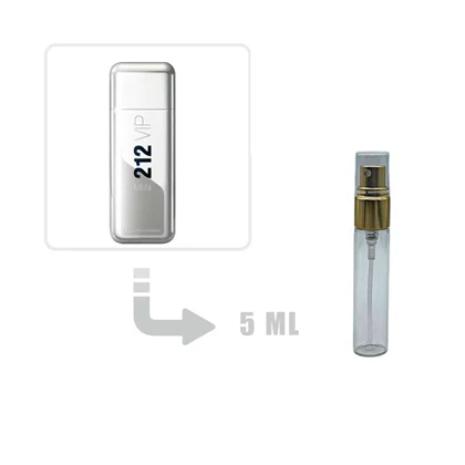 دکانت عطر ادکلن 212 وی آی پی مردانه 5 میل اصلی Carolina Herrera 212 VIP Men 5ml
